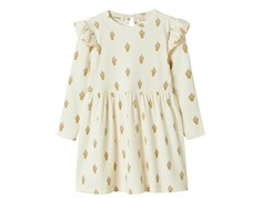 Lil Atelier dress turtledove with waffle ice cream